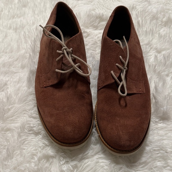 Clarks Brown Suede Loafers